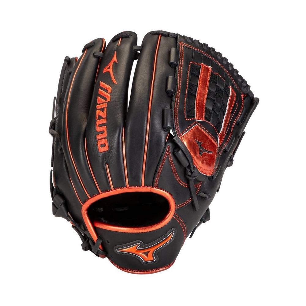 Mizuno MVP Prime SE Pitcher 12" - Bayan Eldiven - Siyah/Kırmızı Türkiye (FHSVGP-684)